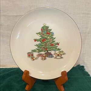 Christmas Tree Decorative Plate set of 4